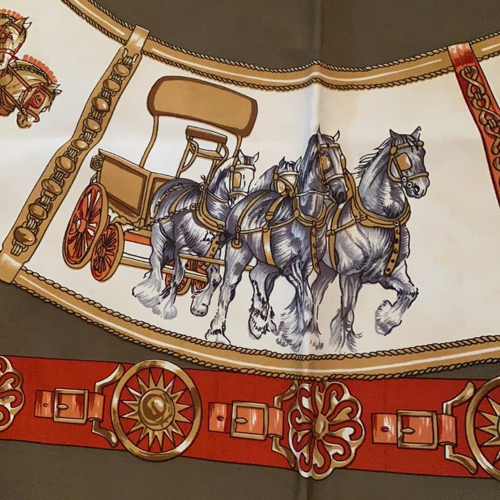 Hermès Equestrian Scarf - Picture 7 of 8